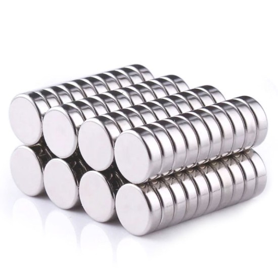 Mini Magnet Rund Edelstahl 10 Stück - GD-0110 - Mytortenland